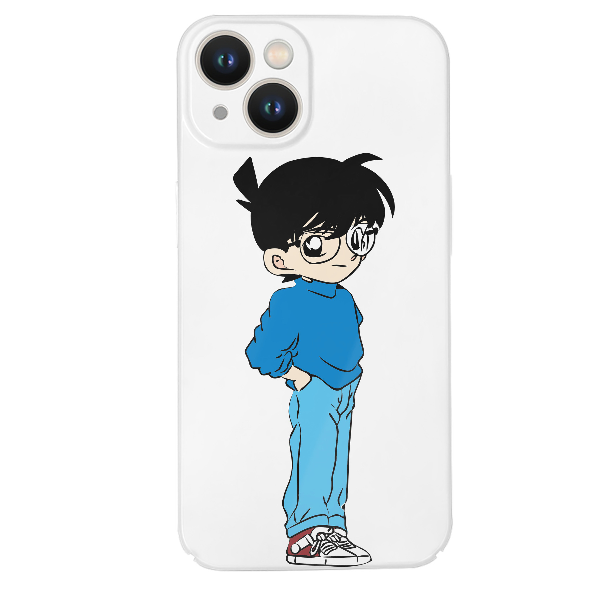 （画像用） 名探偵コナン 江戸川 コナン Detective Conan Conan Edogawa 【iPhone 14シリーズ対応】ハードケース